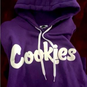 Cookies Purple Hoodie Size Large